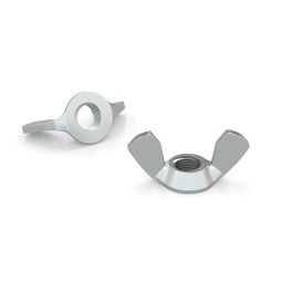 Écrou papillon en acier forgé - Zinc - 3/8-16 (100)
