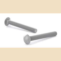 Carriage Bolt, Pan Head - Hot-Dip Galvanized Steel - 1/2"x10" (10)