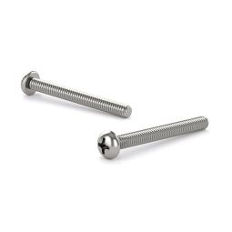 Stainless Steel Machine Screw, Pan, Phillips, 1/4-20, Type B - 3/4" (3)