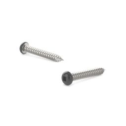 Vis à métal, tête ronde noire, 8x 3/8", boite de 100