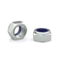 Metric Zinc Hex Lock Nut M4 (5)