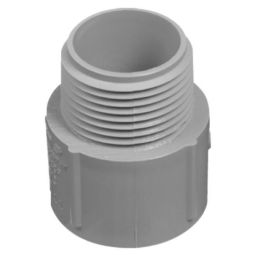 Adaptateur Male en PVC 3/4" gris