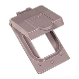 PVC Receptacle Cover Grey