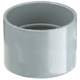 Central Vacuum Coupling PVC 2" White