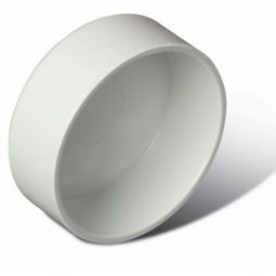 Cap for vacuum system 2" White PVC