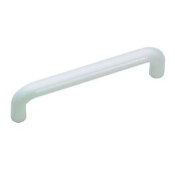 Poignée fonctionnelle en plastique Villeray, blanche, 3 3/4"