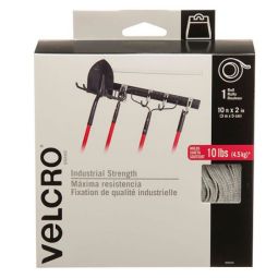 VELCRO Brand Tape - Self-Adhesive - 10' x 2" - White