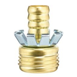 Male Clinch Coupling - Brass/Steel - 1/2"