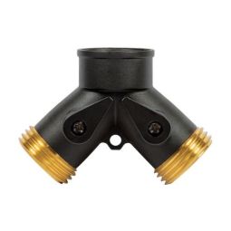 Brass Dual Shut-Off Valve - Heavy-Duty