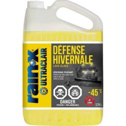 Lave-glace Défense Hivernale Rain-X Ultraclair, -45 ° C, 3,78 l