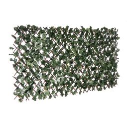 Expandable Trellis with Leaves, 40 in. x 68 in., Green