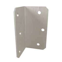 Plaque en angle multi-usages, acier de calibre 12, 2"x 4"
