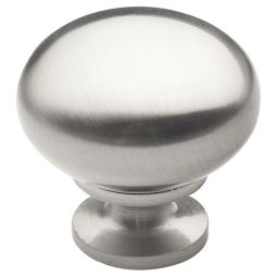 Buffalo Contemporary Metal Knob - Brushed Nickel - 32mm