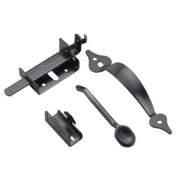Decorative Thumb Latch Kit - Black