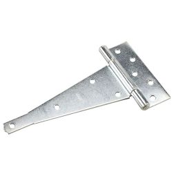 Penture en T, robuste, zinc, 10"