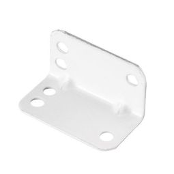 Équerre de coin, blanc, 1 mm x 1 7/8" x 1", 10/pqt