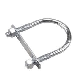 Boulon en "U" avec plaque et écrou, 3"