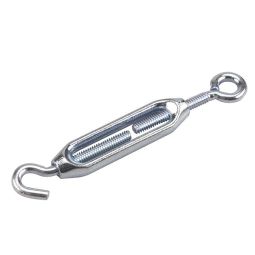 Hook by eye turnbuckle - Zinc - 1/4" x 7 5/8"