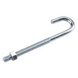 J-Bolt with Nut - 5/16" x 5"