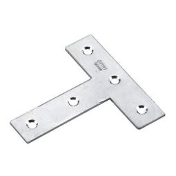 Plaque en "T", zinc, 3" x 3/4"