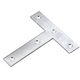 Plaque en "T", zinc, 5" x 7/8"