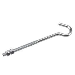 Clothesline Hook with Nuts - 5/16" x 8 1/4"