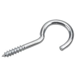 Screw Hook with Lag Thread - 4.8 mm x 2 3/4"
