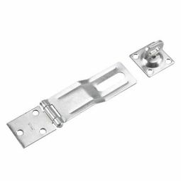 Moraillon de sûreté et charnière, zinc, 4 1/2"