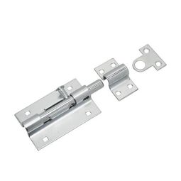 Verrou robuste pour cadenas, zinc, 5"