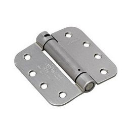 4" Full Mortise Adjustable Spring Hinge - Brushed Nickel
