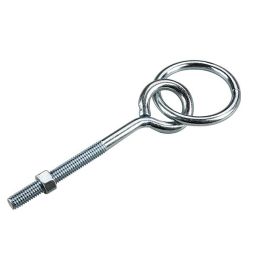 Boulon à anneau avec écrou, 6"