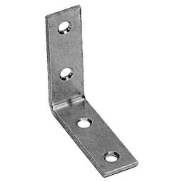 Renfort de coin, zinc, 2" x 5/8"