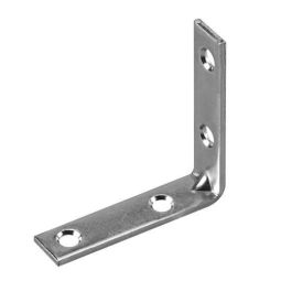Renfort de coin, zinc, 2 1/2" x 5/8"