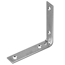Corner Brace - Zinc - 4" x 7/8"