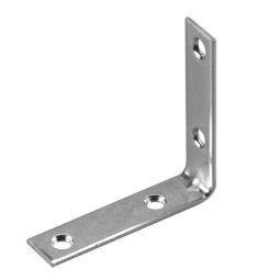 Corner Brace - Zinc - 3" x 3/4"