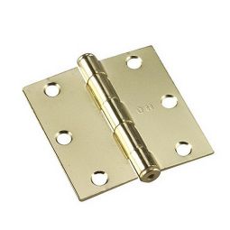 Door hinge - Brass - 3" - 2/Pkg