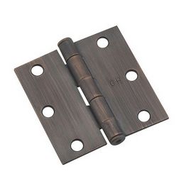Door hinge - Oiled bronze - 3" - 2/Pkg