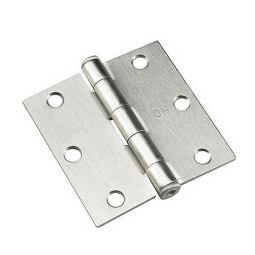 Door hinge - Brushed nickel - 3" - 2/Pkg