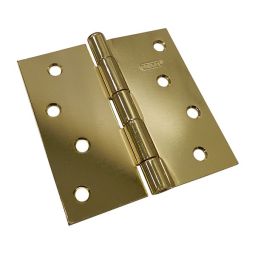 Penture de porte, laiton, 4", 2/pqt