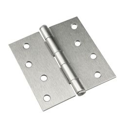 Penture à mortaiser de 4 po, nickel brossé