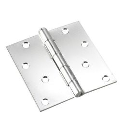 Mortise Butt Hinge - Zinc - 4" x 4"