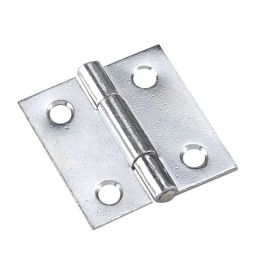 Narrow Butt Hinge - Zinc - 1 1/2" x 1 1/2" - 2/Pkg