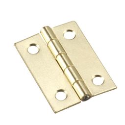 Narrow Butt Hinge - Brass - 1 1/2" x 2" - 2/Pkg