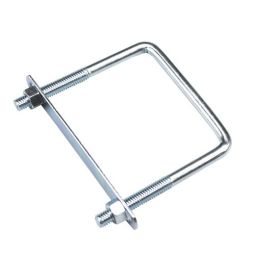 Square "U" bolt - Zinc - 4" x 3 5/8" x 3/8"