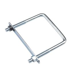 Square "U" bolt - Zinc - 5" x 3 5/8" x 3/8"