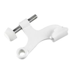Butoir de porte robuste, blanc, 8 mm x 45 mm x 17 mm