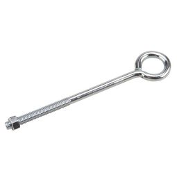 Eye Bolt with Nut - Zinc - 3/8" x 8"