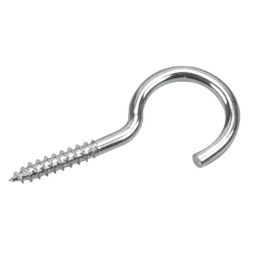 Screw Hook with Lag Thread - 2.7 mm x 1 5/8"