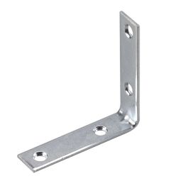 Corner Brace - Zinc - 0.75" x 3" x 2.6 mm