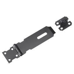 Security Hasp - Black - 4 1/2"